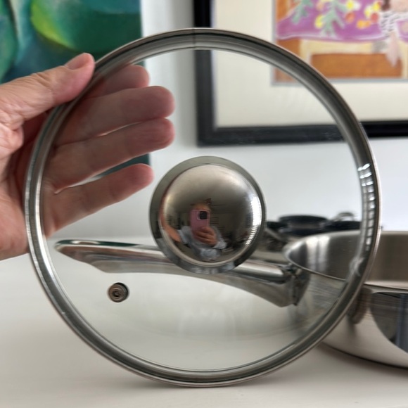 Four Egg Poacher Stainless Steel with Non Stick Egg Cups - Picture 7 of 11